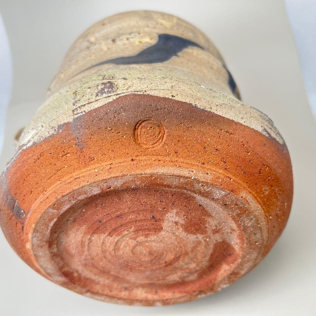 高倉国光 茶道具 水指【小石原焼耳付水指】木箱付き