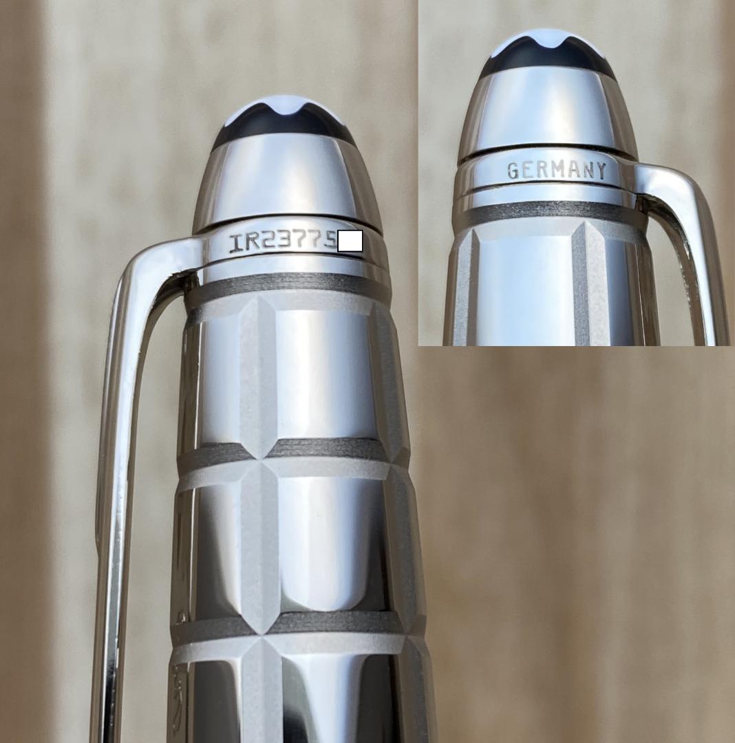 未使用に近い モンブラン ソリテール プラチナプレート ファセット ボールペン