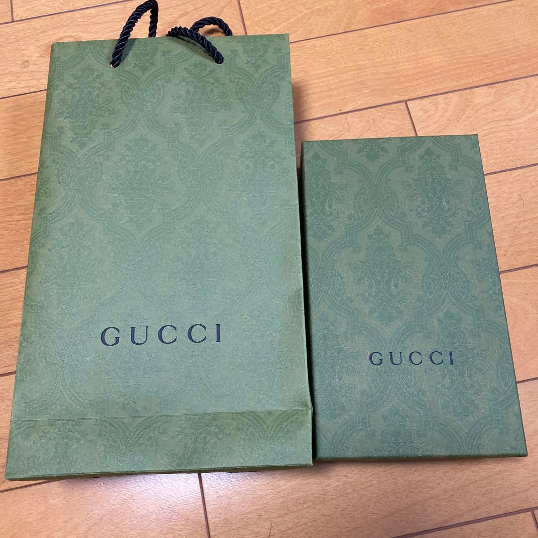 GUCCI 長財布〔GGマーモント〕レザー ロングウォレット