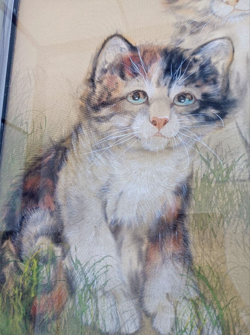 レア 縁起 繁盛 金運 おもてなし 絵 猫 中国 風水 美術 骨董 インテリア