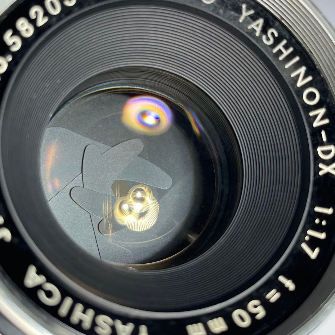 YASHICA YASHINON DX 50mm f1.7 m42マウント