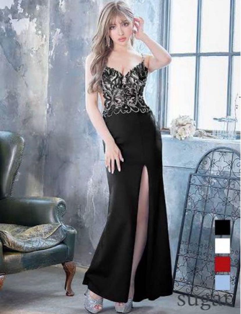 エンジェルアール　angelr sugar キャバドレス　ロングドレス　ブラック