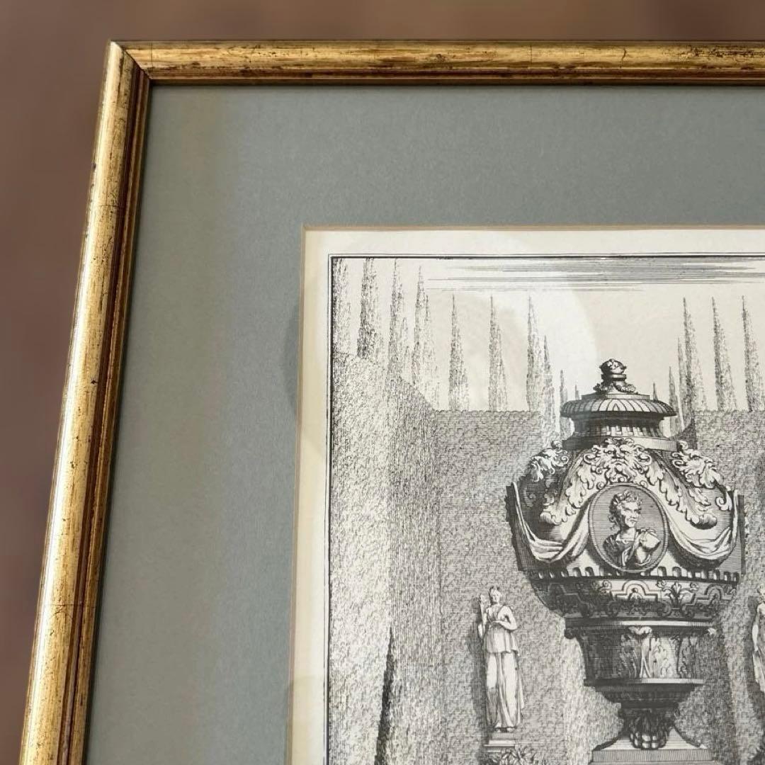 J: Schynoet 庭園の絵画 プリント ヴィンテージ