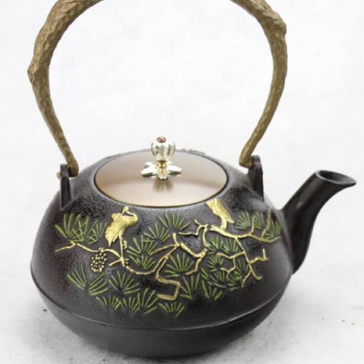 鉄器 急須 伝統工芸 手作り 鉄分補給 鉄瓶　JMHB053