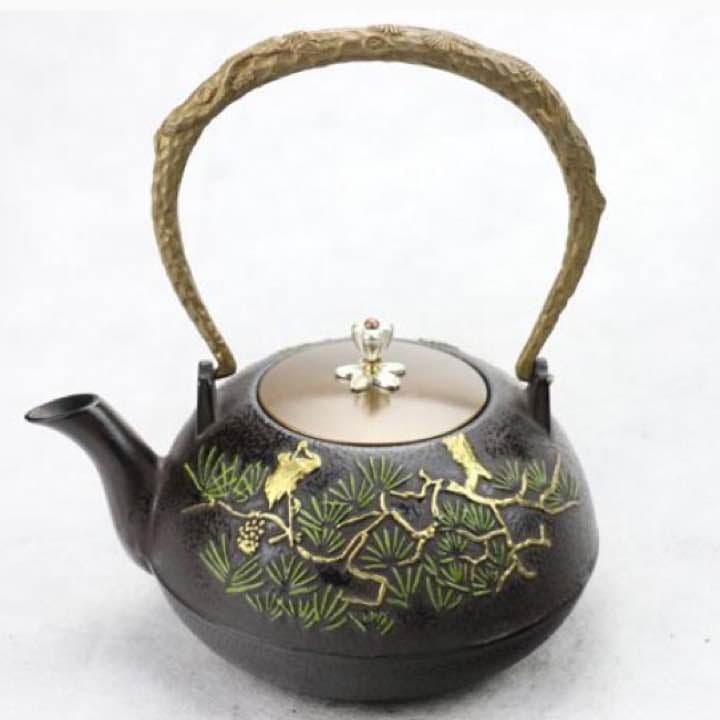 鉄器 急須 伝統工芸 手作り 鉄分補給 鉄瓶　JMHB053