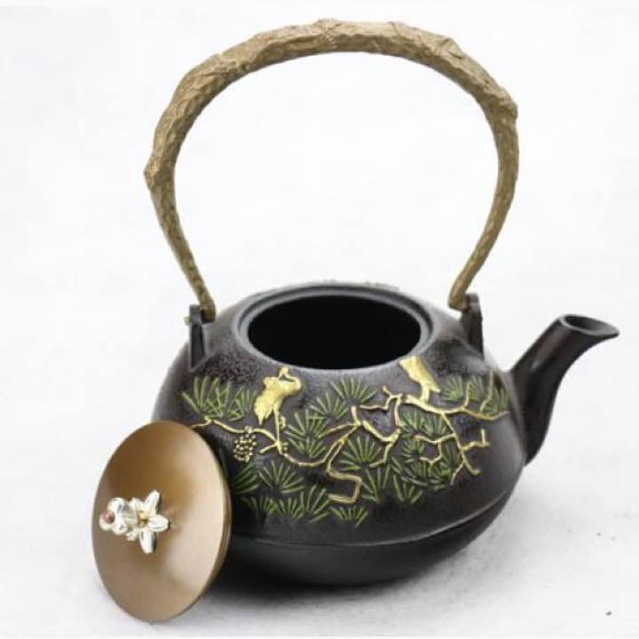 鉄器 急須 伝統工芸 手作り 鉄分補給 鉄瓶　JMHB053