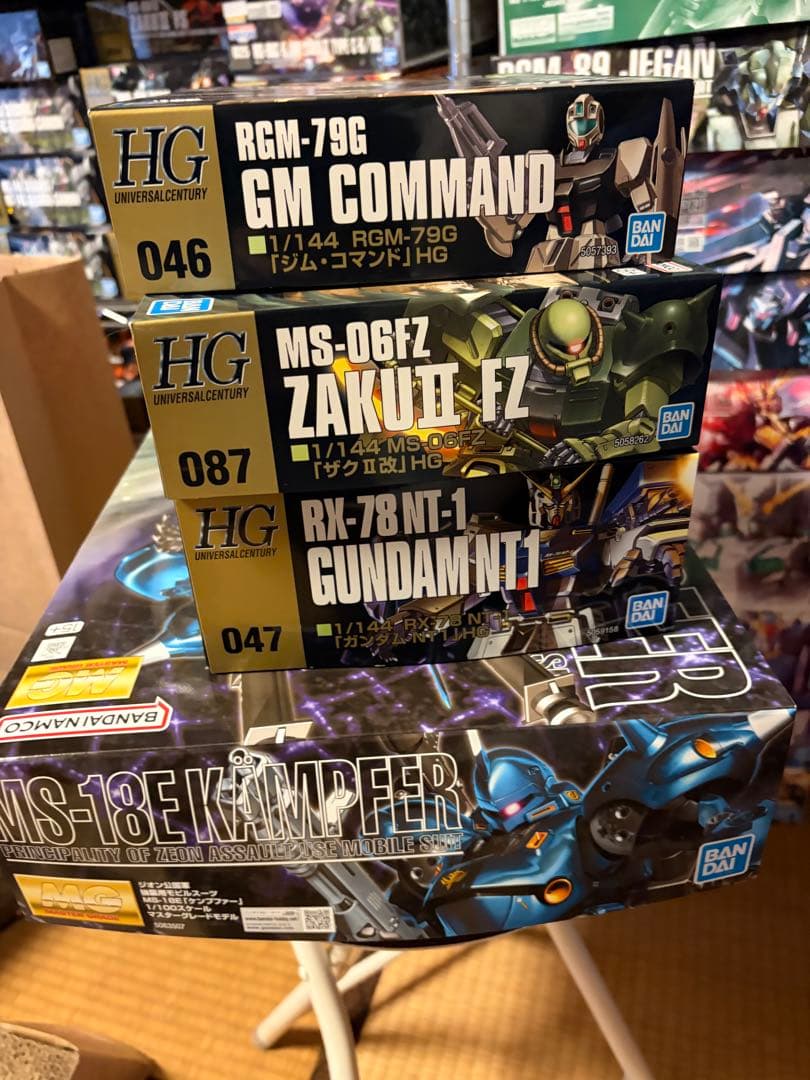 甘*ぎ様 ガンプラまとめ売り ポケ戦(アレックス、ザク改、ジムコマンド、ケンプフ