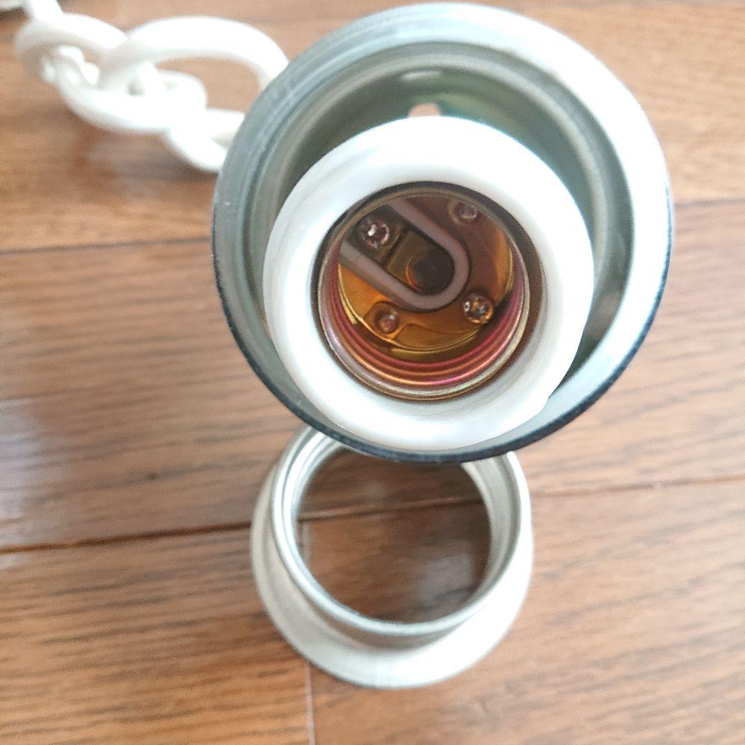 レトロ照明　アルミシェードペンダントライト 口径E26 標準電球、LED使用可