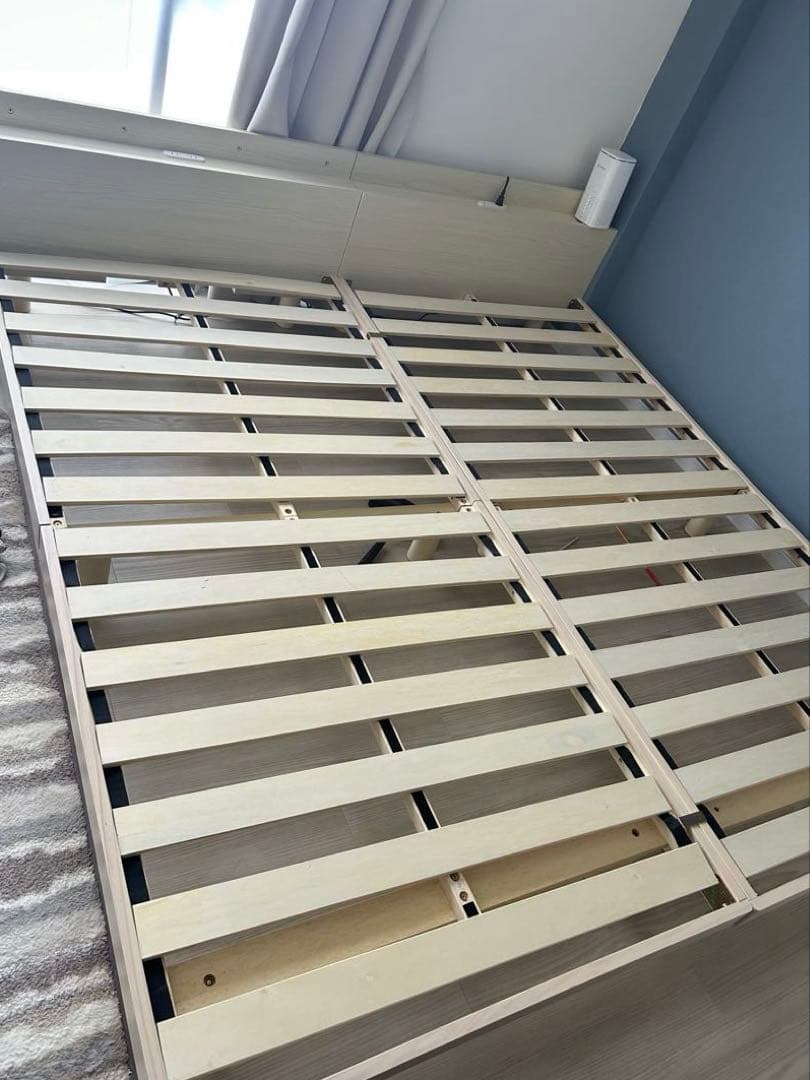 橋本【RASIK】パイン材 すのこベッド『Aerus アエラス』 シングル