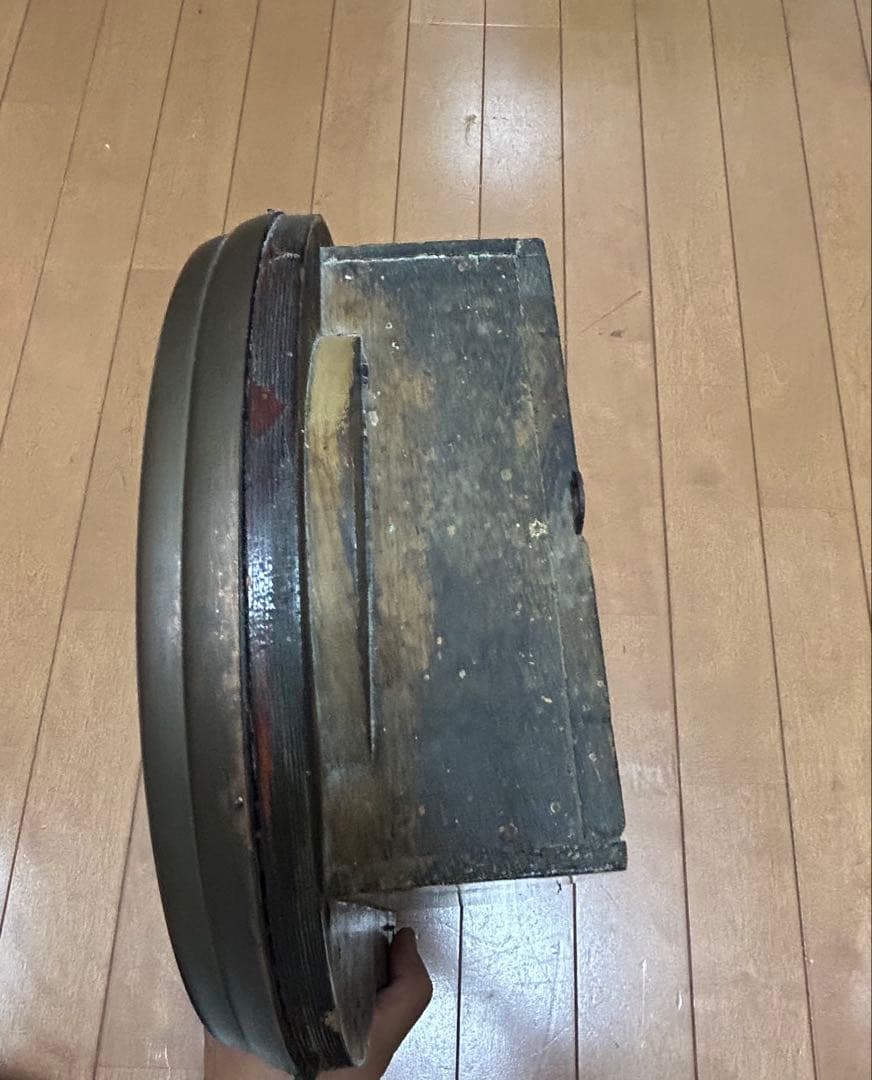 SEIKOSYA 精工舎、ダルマ 真鍮枠四つ玉アンティーク柱時計、明治大正当時物