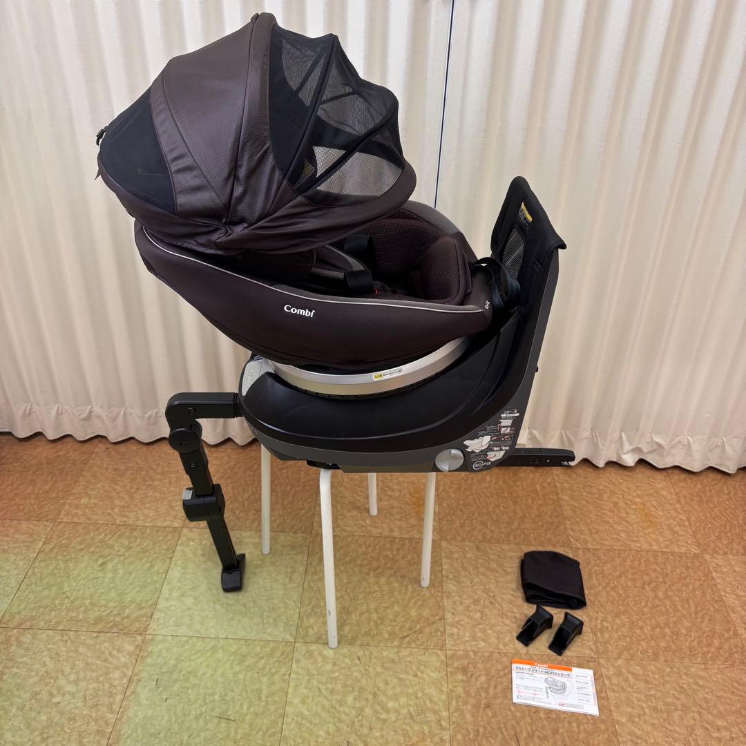 クリーニング済☆綺麗☆コンビ　新生児OK　クルムーヴ　スマート　ISOFIX　全