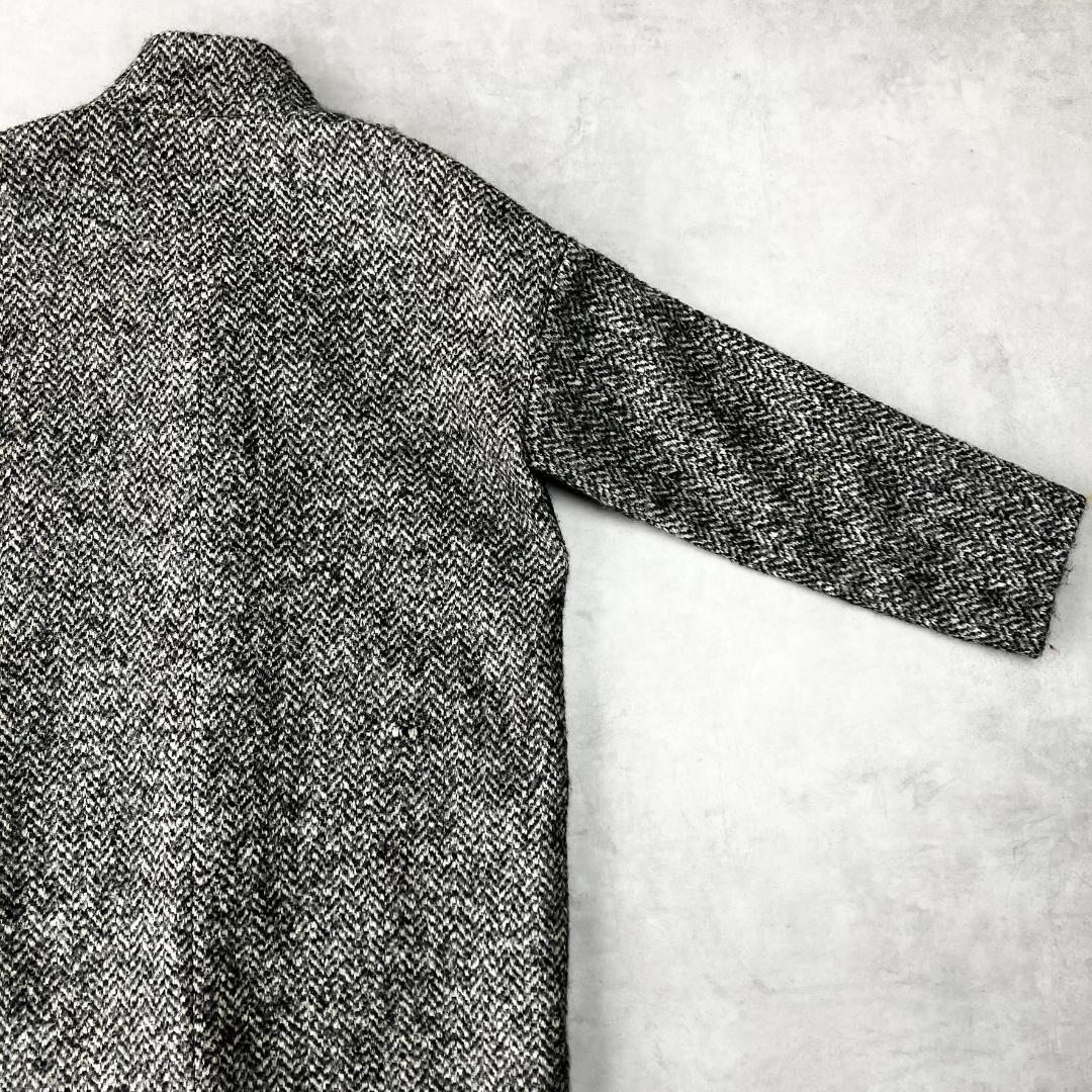 美品　デプレ　ウールアルパカツイードチェスターコート　800
