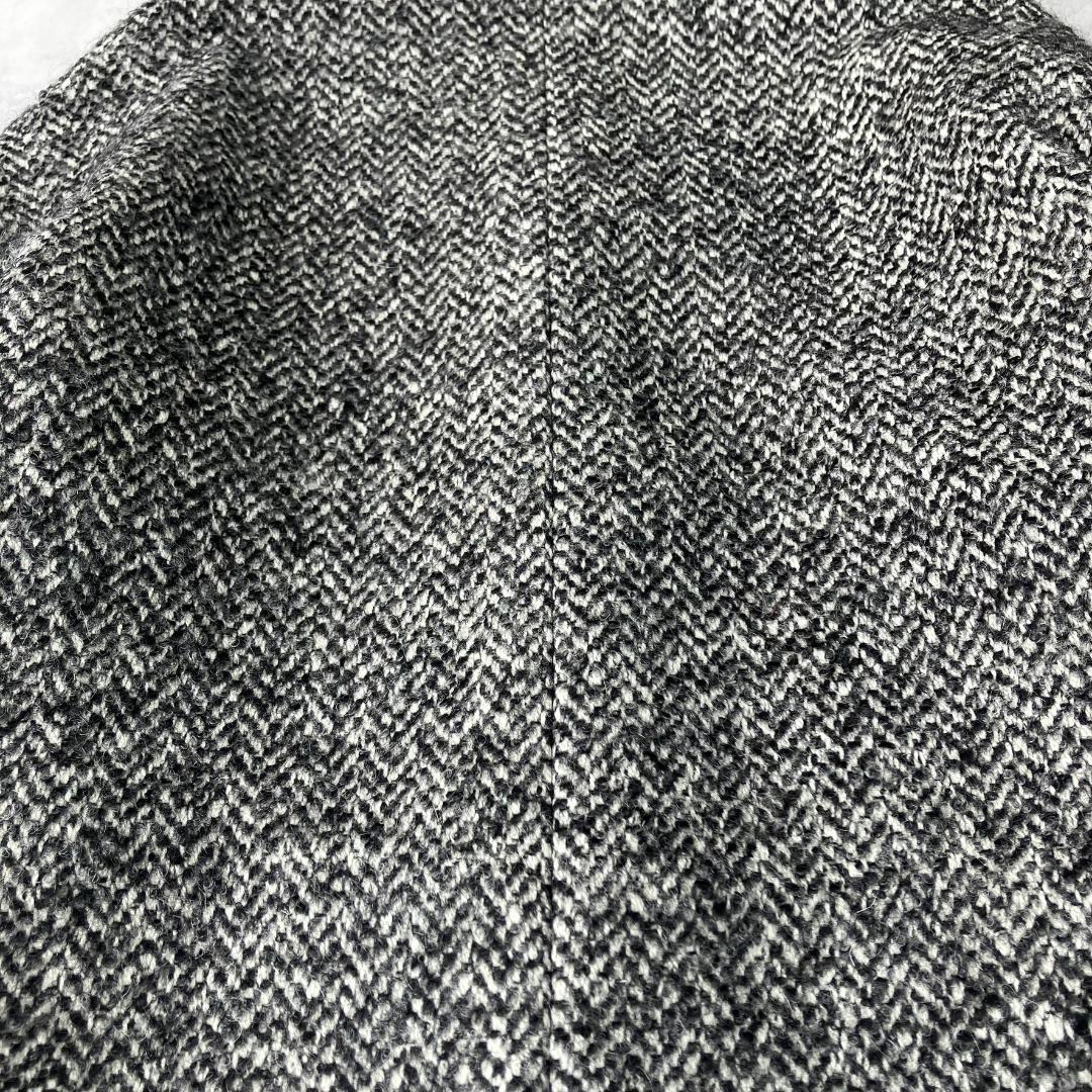 美品　デプレ　ウールアルパカツイードチェスターコート　800