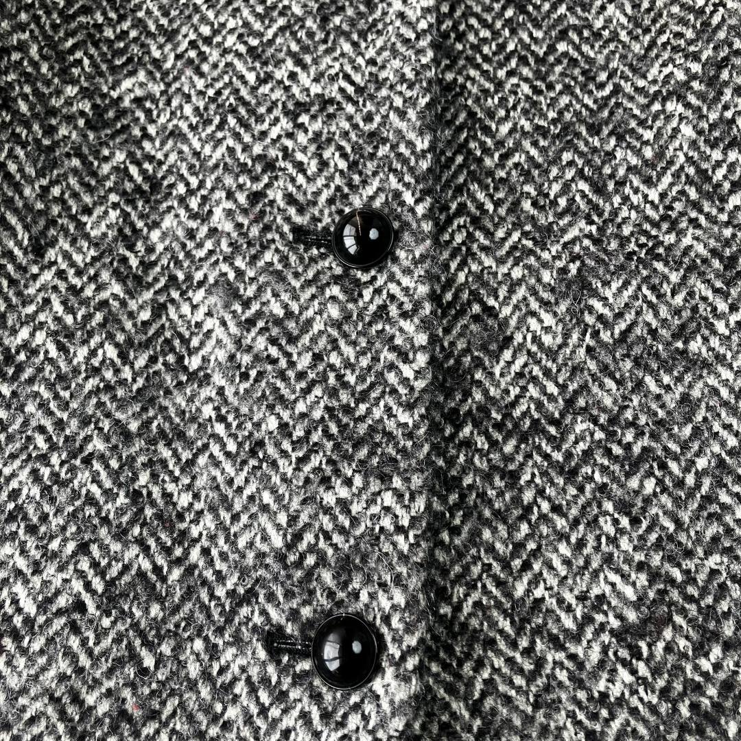 美品　デプレ　ウールアルパカツイードチェスターコート　800