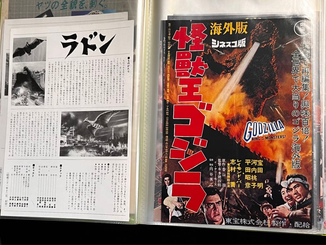 ゴジラ GODZILLA 映画パンフレット　映画チラシ　シール