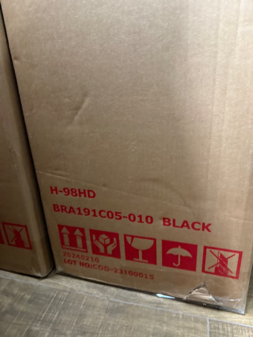 H-98 HD BRA191C05 98L　ブラック