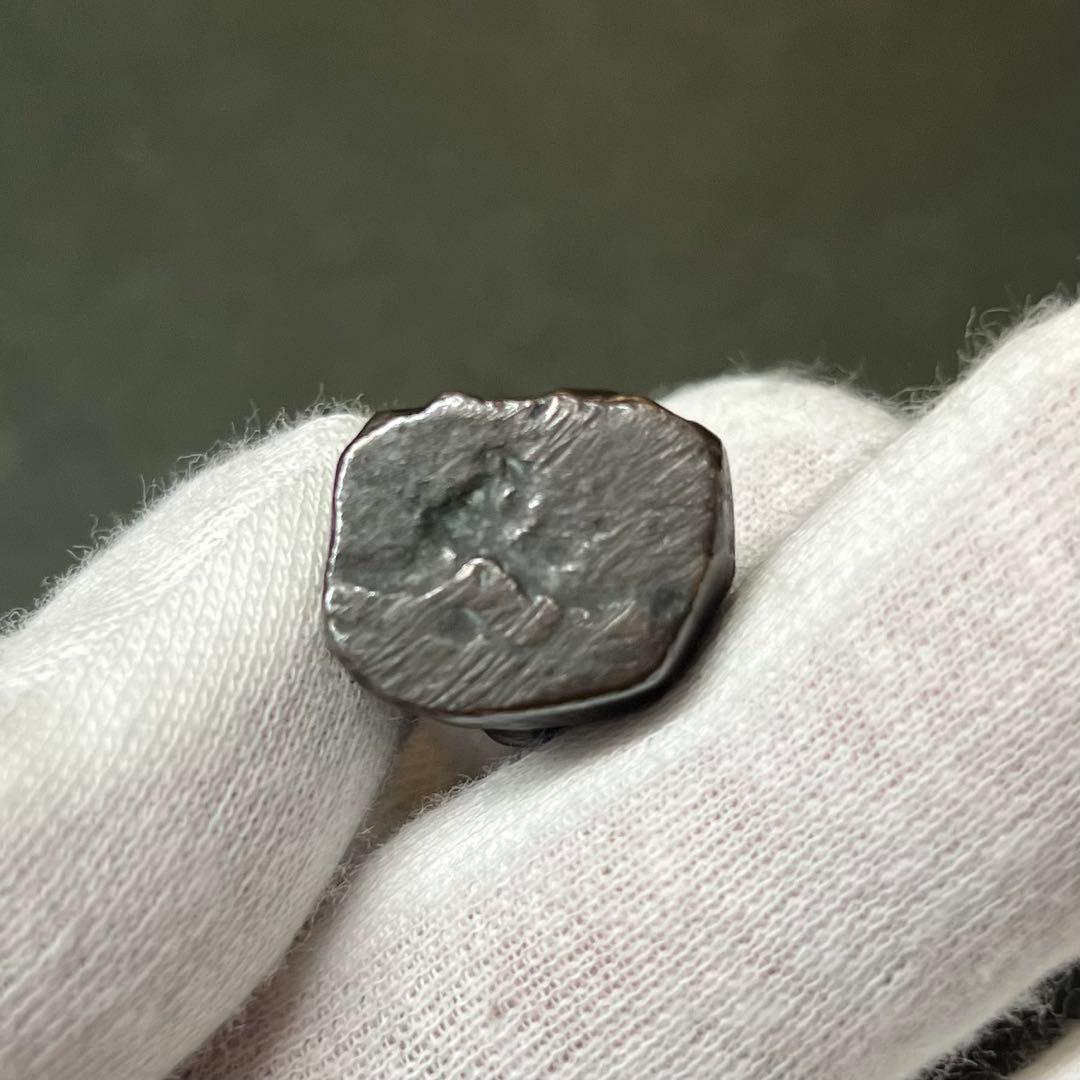 ◎古道具 庵々◎江戸時代 古銅製 恵比寿像 2.8cm 懐中仏◎豆仏 兜仏 仏像