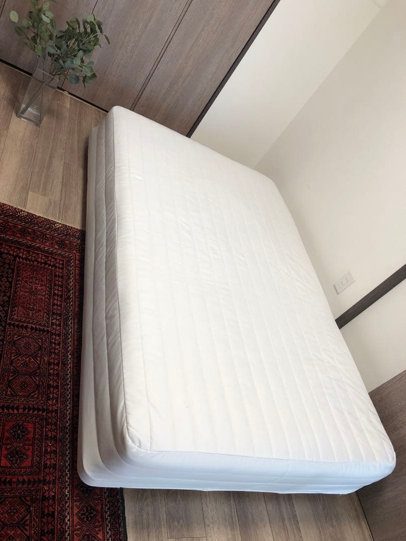 セミダブル 脚付きマットレス ポケットコイル 送料込　美品