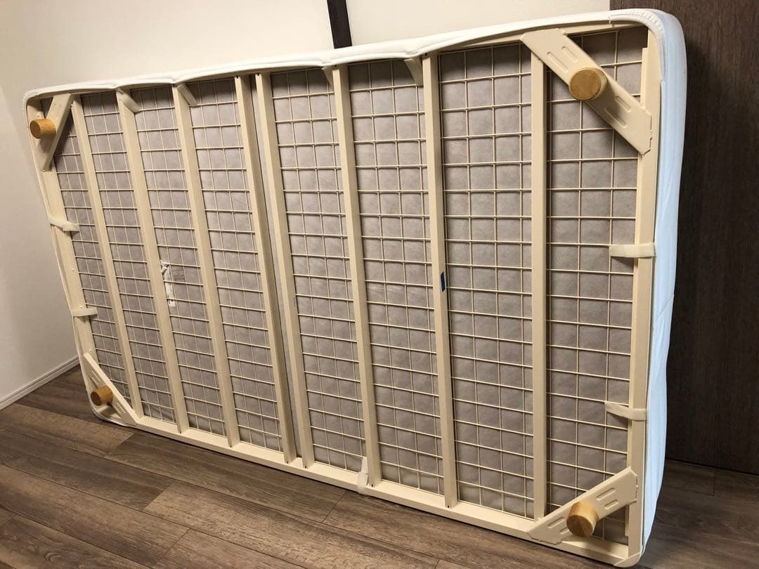 セミダブル 脚付きマットレス ポケットコイル 送料込　美品