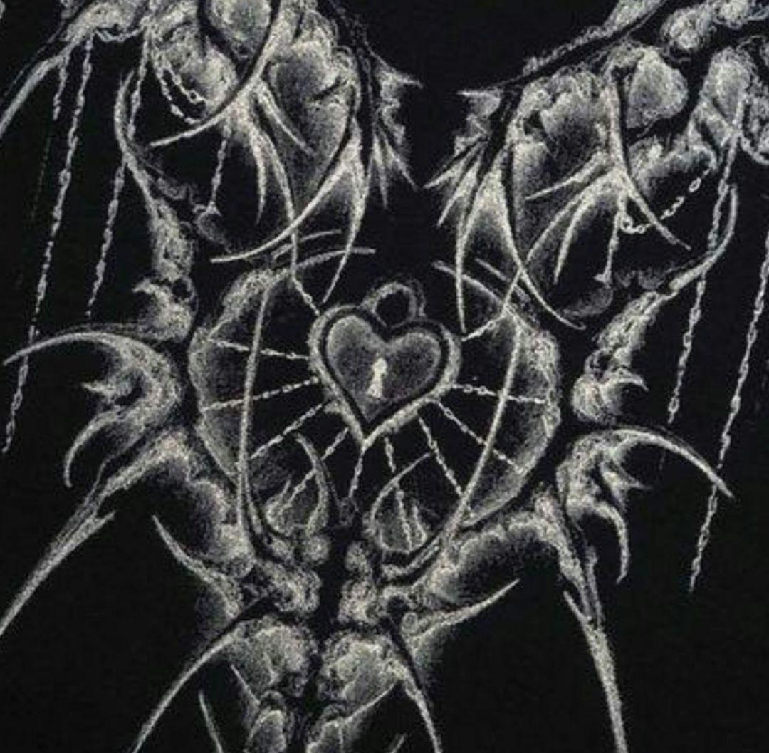 M 即発送 EC Melodi Hollow Tee Black Tシャツ