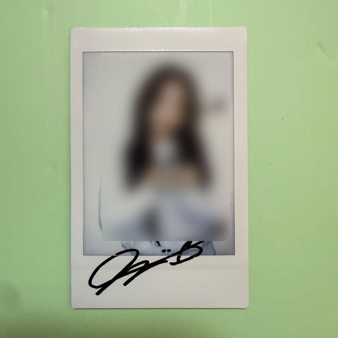 yves softerror カフェイベント参加当選 直筆サインポラロイド