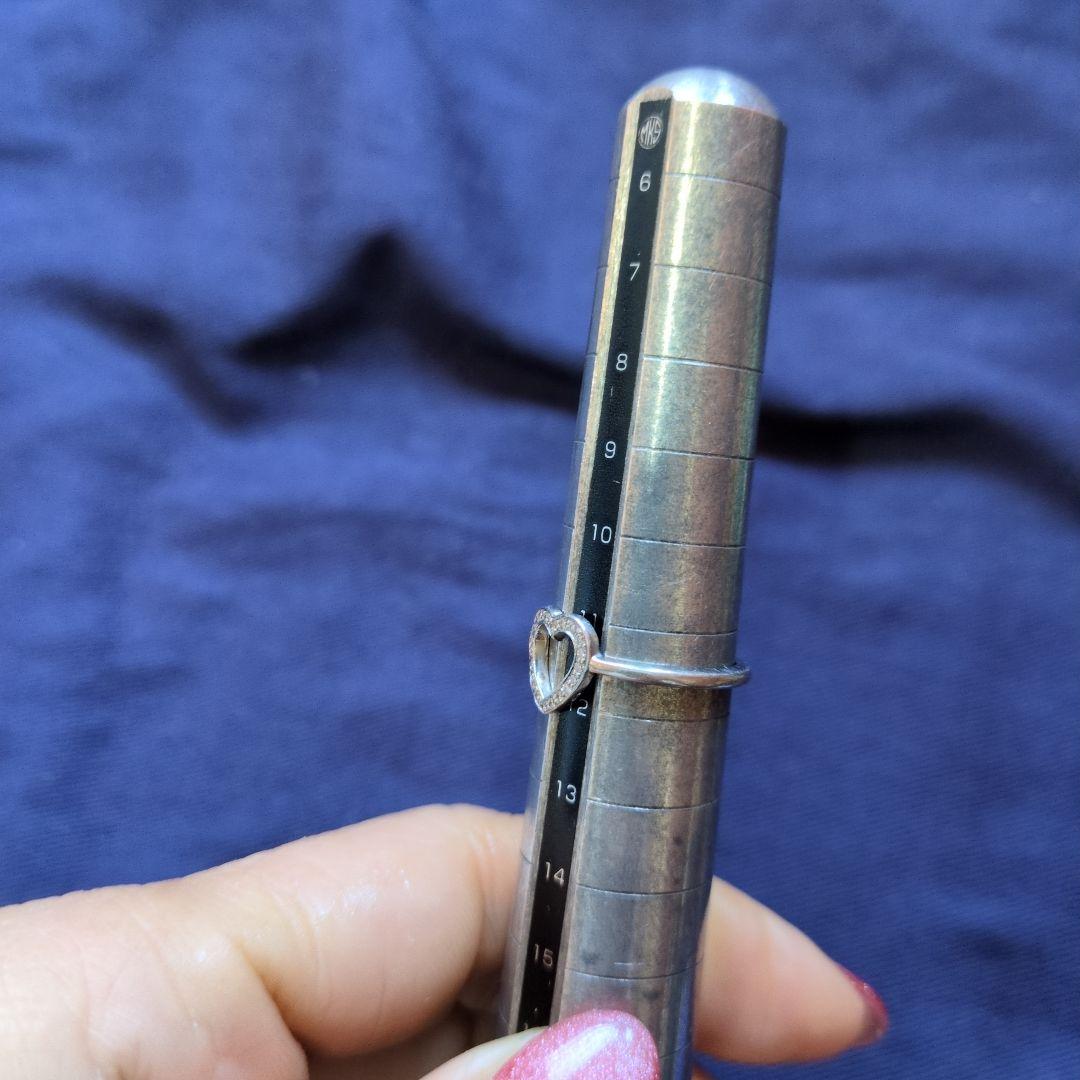 ティファニー センチメンタルハートリング pt950 11.5号