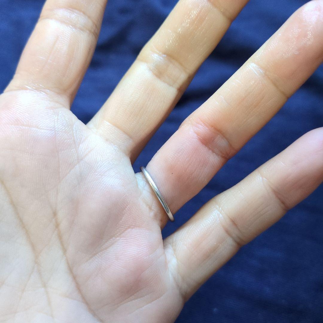 ティファニー センチメンタルハートリング pt950 11.5号