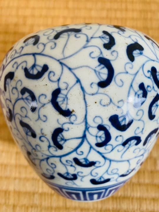 中国清時代染付お壺