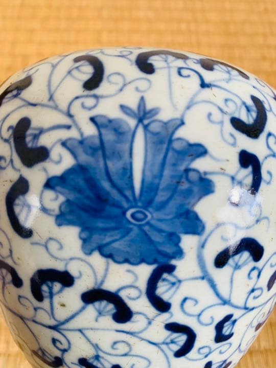 中国清時代染付お壺