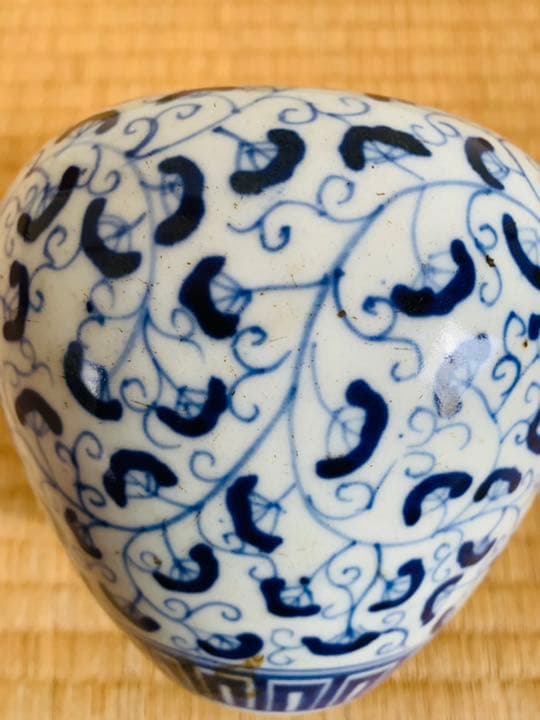 中国清時代染付お壺