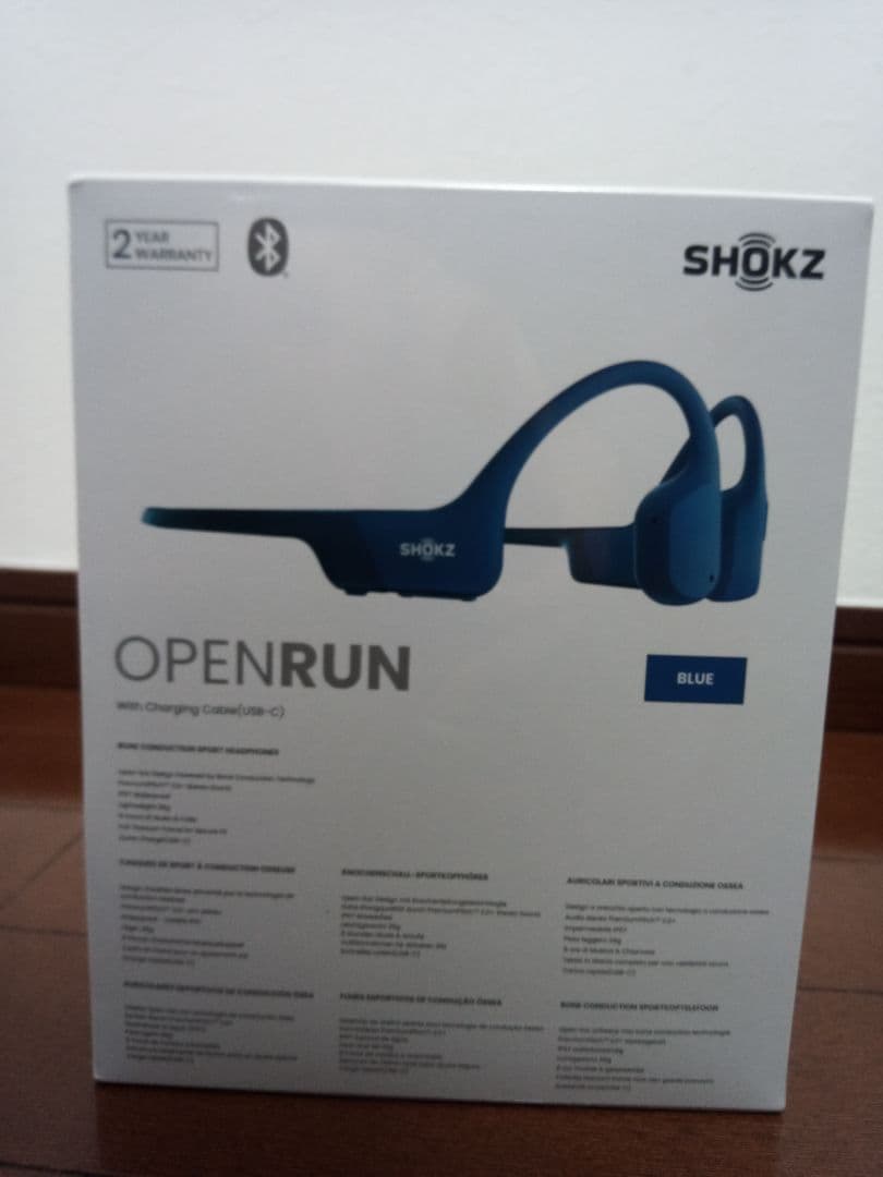 SHOKZ OPENRUN 骨伝導イヤホン ブラック　S805