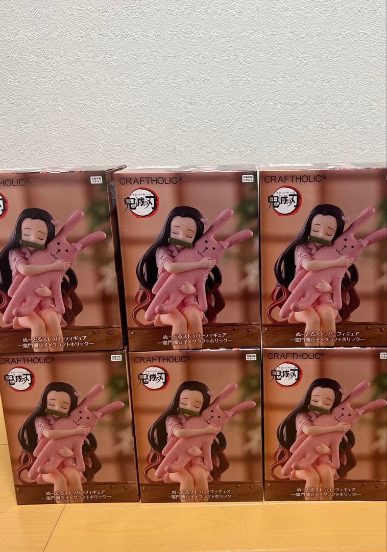 CRAFT HOLIC 鬼滅の刃 ねずこ フィギュア 6個セット　竈門禰豆子