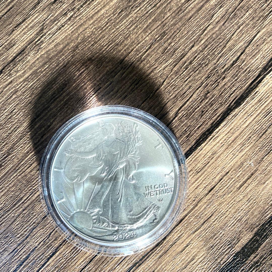 純銀　1オンス 5枚セット 2024年　アメリカ　イーグル・ウォーキングリバティ
