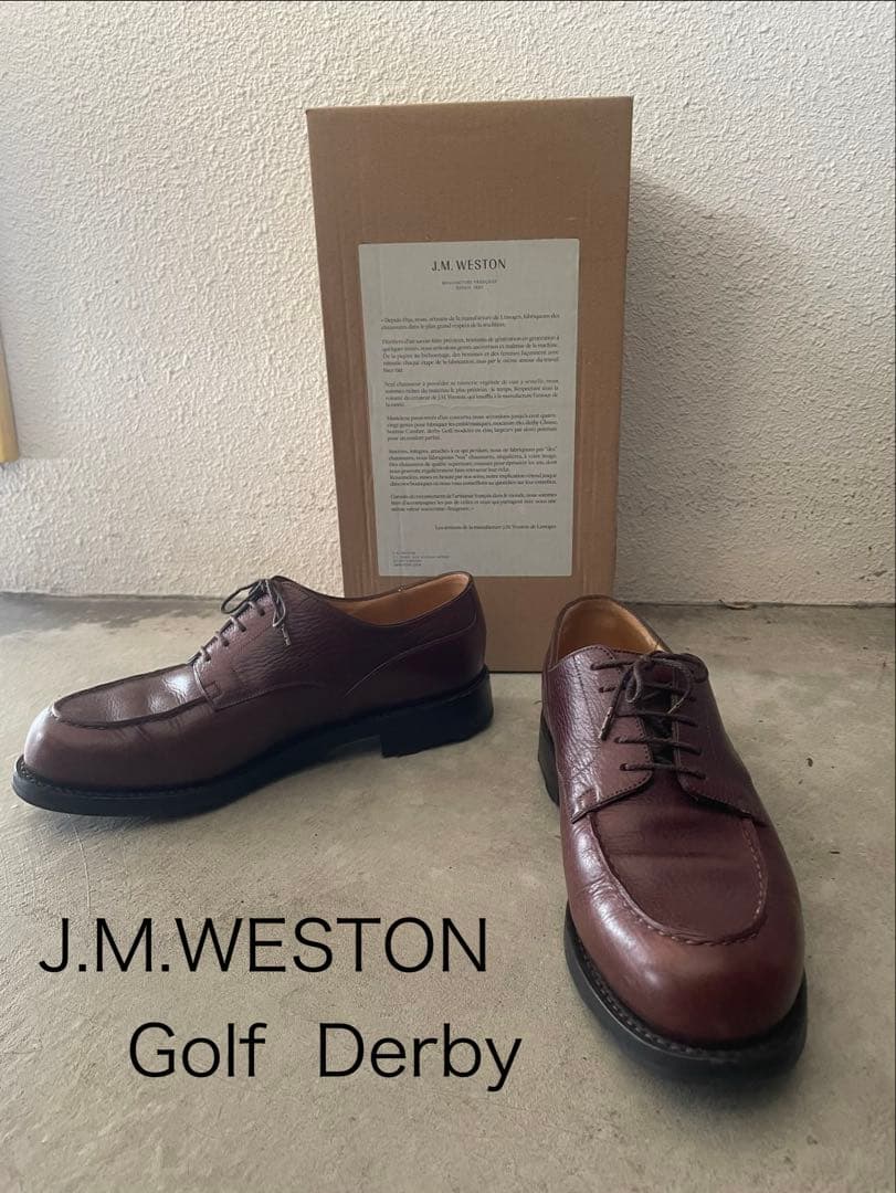J.M.WESTON Golf Derby ⭐︎ 7/D No.641 ꧁美品꧂