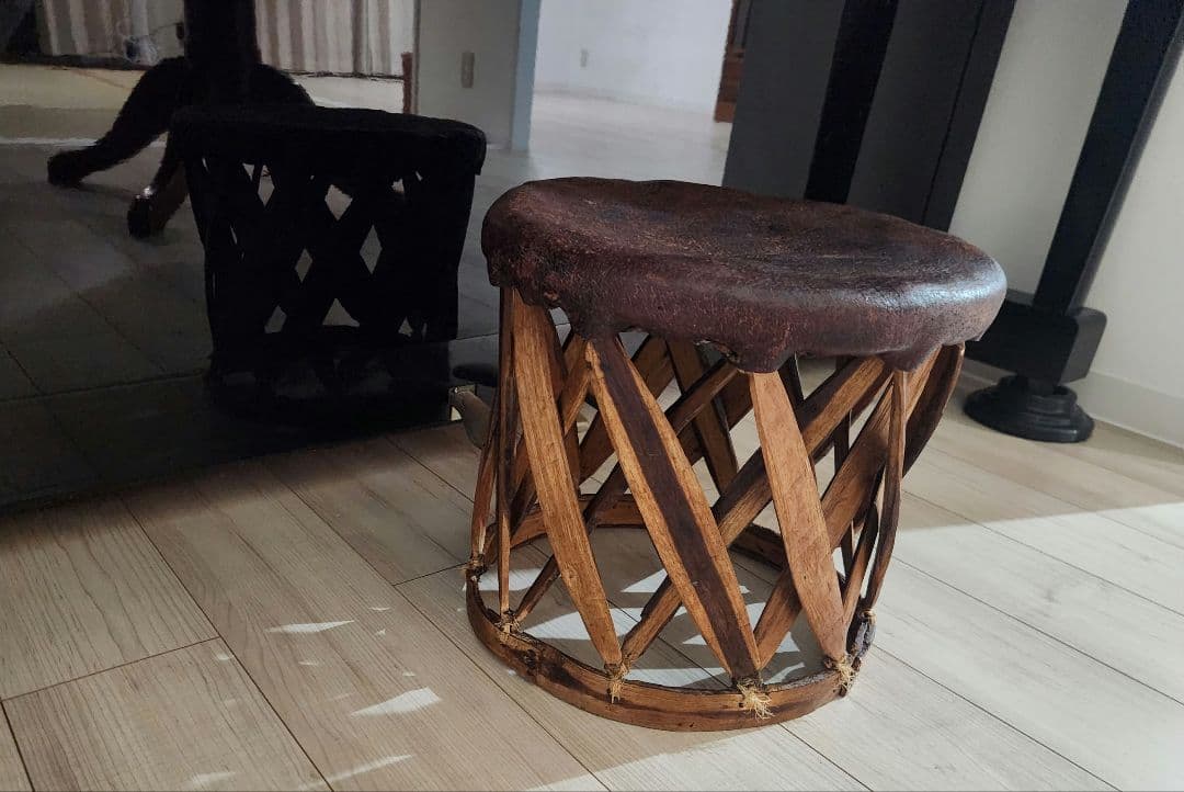 メキシコ　民藝　手仕事　エキパルスツール　ヴィンテージ