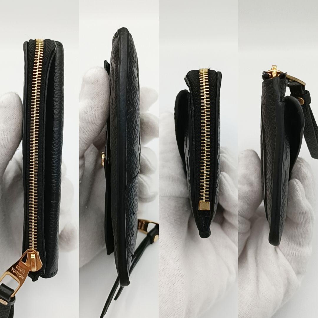 ルイヴィトン アンプラント ポルト　カルト　レクト　ヴェルソ　ケース　黒