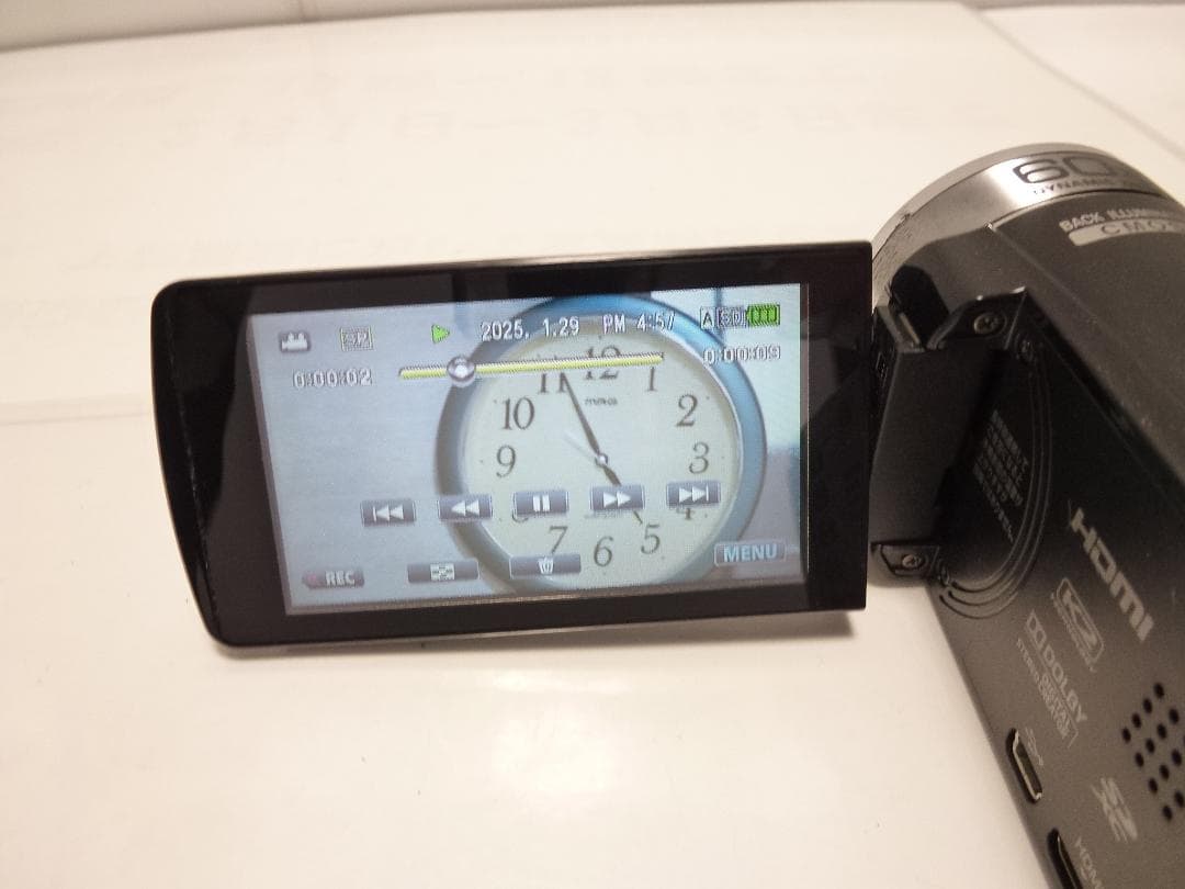 希少　大人気　JVC ビクターエブリオ ビデオカメラ GZ-HM133　SD保存