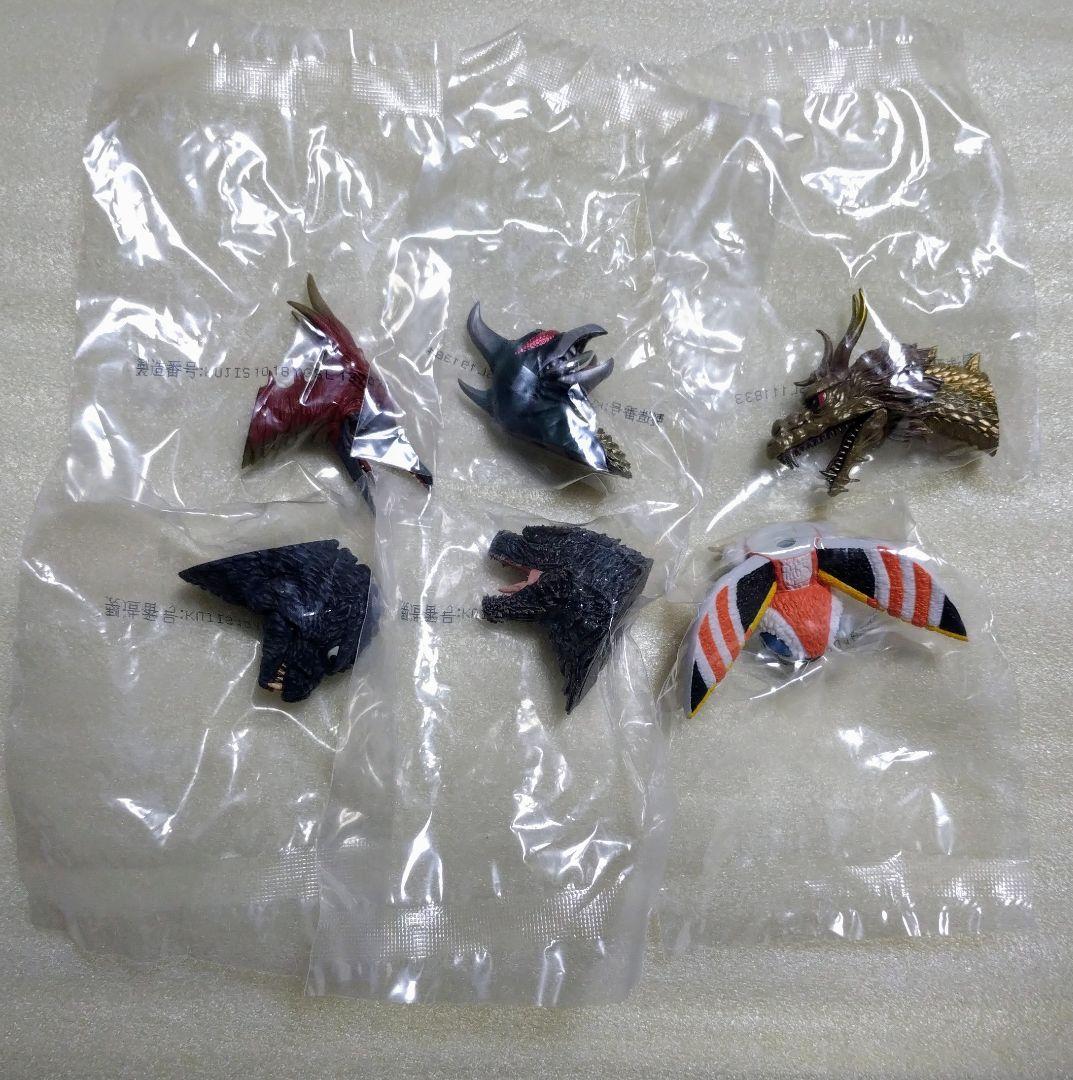 一番くじ　ゴジラ　モンスターヘッドマグネット　コンプ