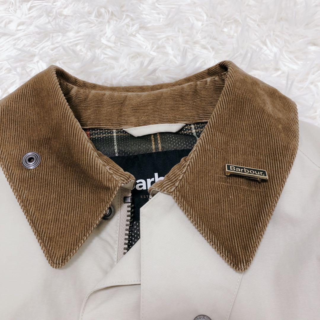 バブアー　ビデイル　40サイズ　L　ナチュラル　ピンバッジ付き