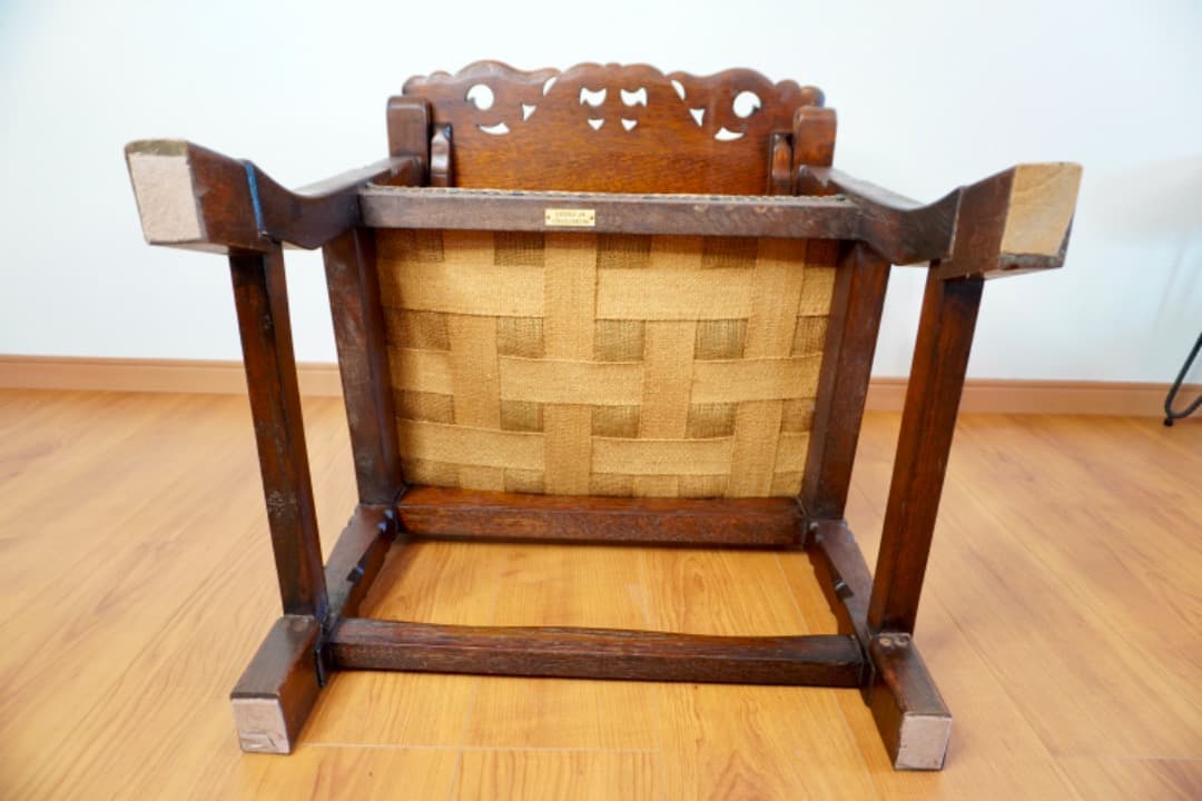 イギリス アンティーク モンクスチェア 2way チェア＆テーブル