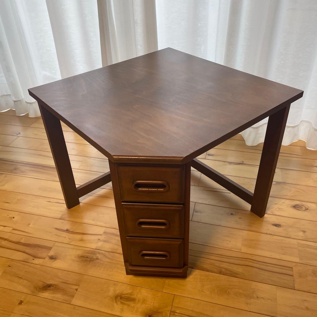 北欧　karimoku コーナー　コーナーテーブル