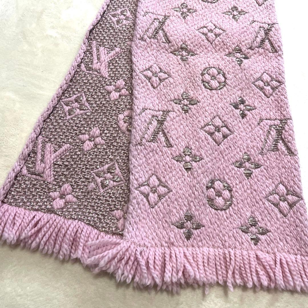 専用 ルイヴィトン　M70466 モノグラム　エシャルブ　ロゴマニア　マフラー