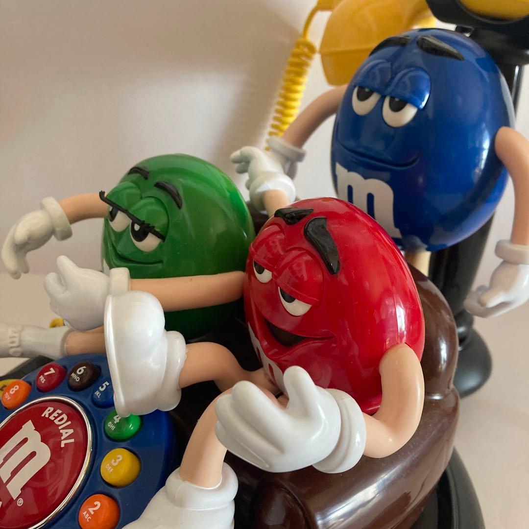 m&m's エムアンドエムズ キャラクターのおしゃべりする電話機 実際に使用可能