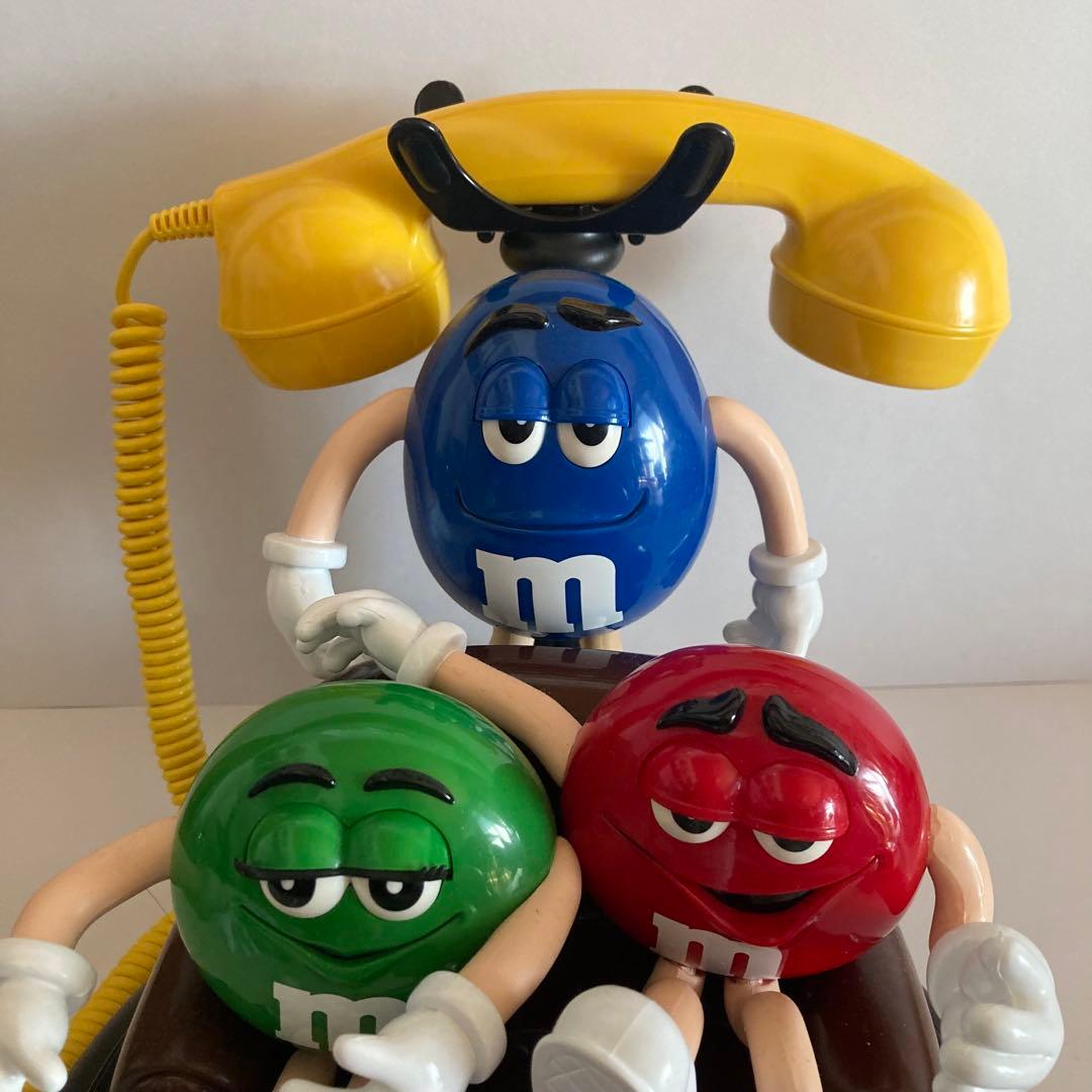 m&m's エムアンドエムズ キャラクターのおしゃべりする電話機 実際に使用可能