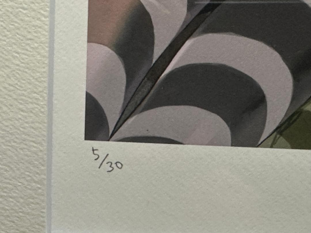 【okama】 額装済版画「robot」 No.5/30 直筆サイン入り 超貴重