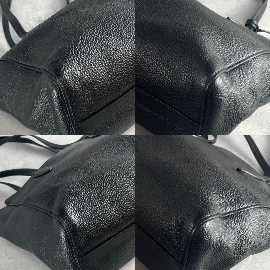 【お買い得】プラダ トートバッグ ハンドバッグ レザー ブラック