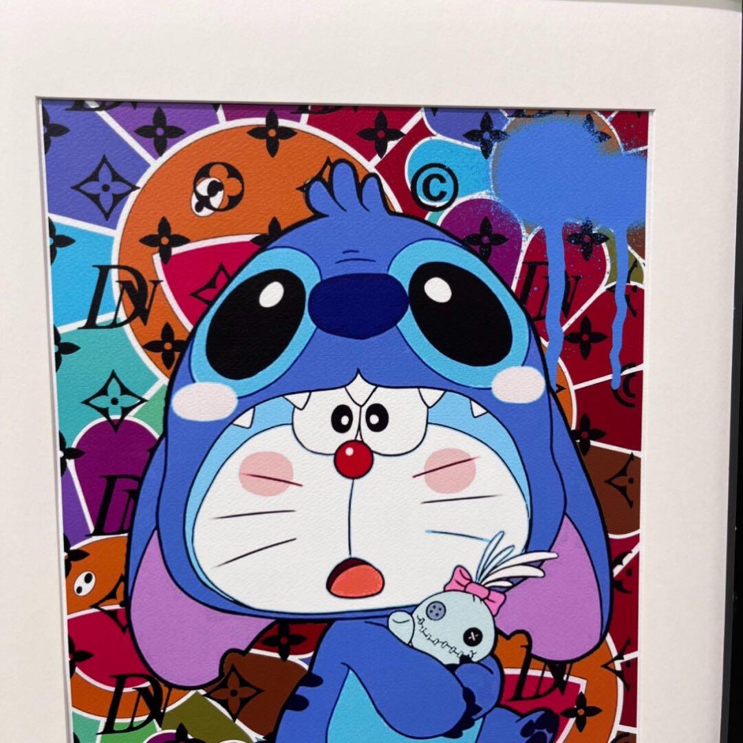 ドラえもん スティッチA3 サイズ（額装）