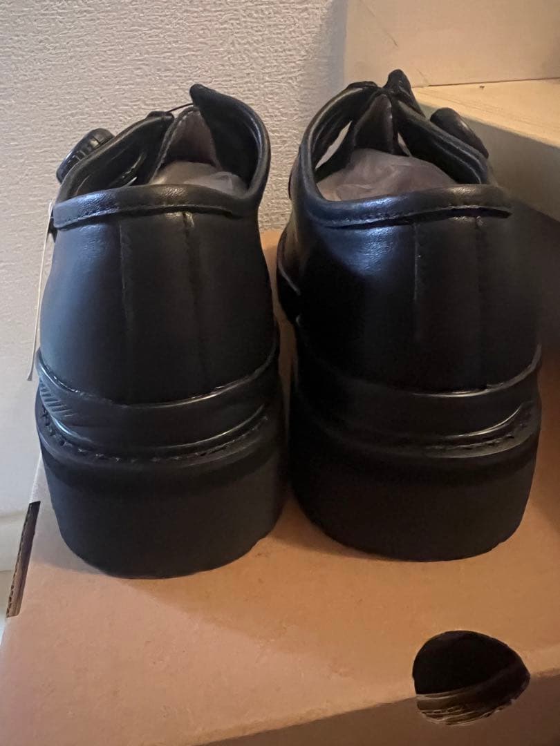 靴 playground PG Steven Alan BLACK LEATHER