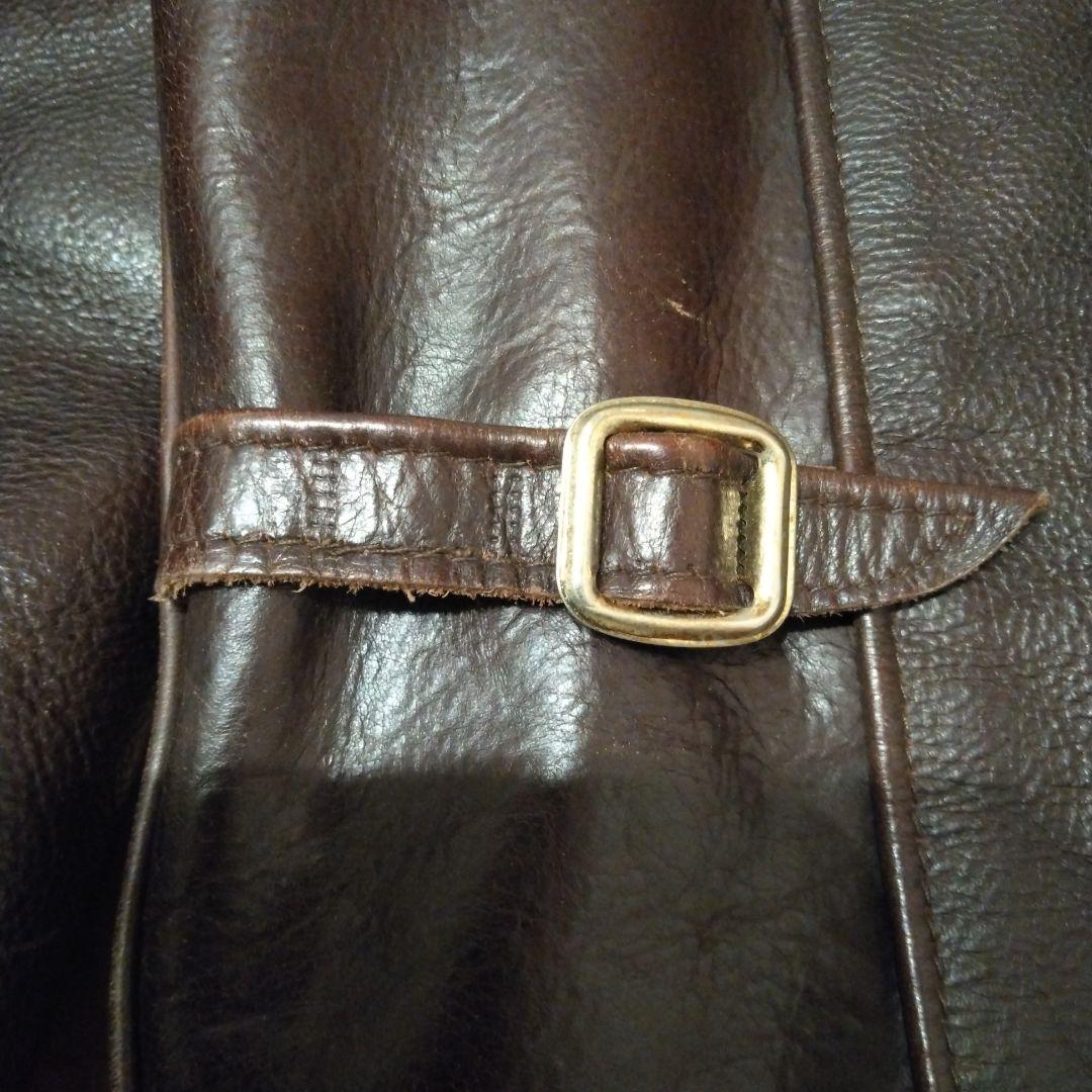 SCHOTT 659　シングルライダース　トラッカーズ　サイズ36　赤茶色系