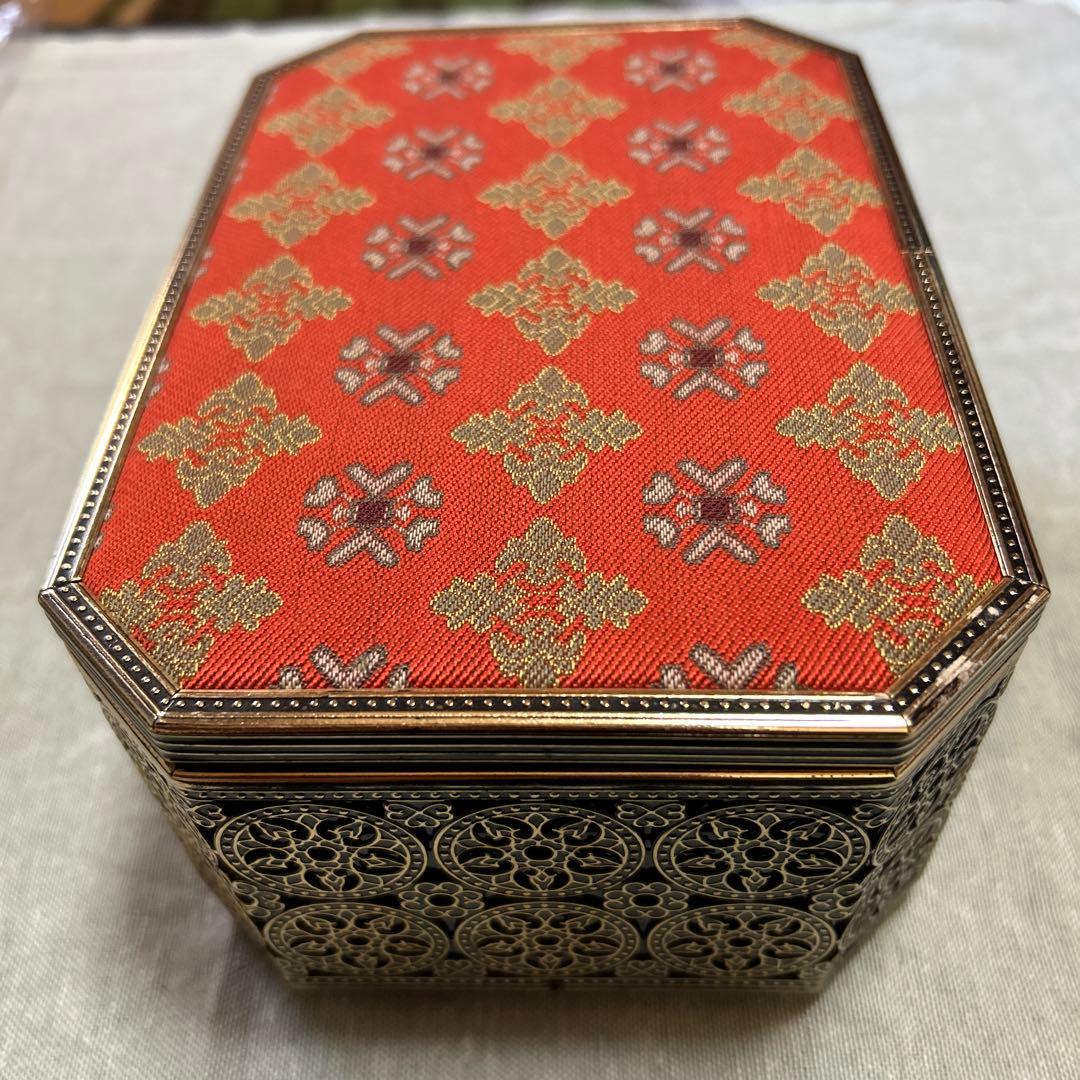 レトロ　八角形の宝石箱